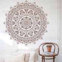 Big Stencil Large For Decor Paint Template On The Wall Furniture Huge Giant Mandala Indian Arabic Ethnic Round Rulers  Stencils