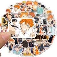 【HOT JJSGWIXLOOWEHG 541】 แพ็ควอลเล่ย์บอลญี่ปุ่น50ชิ้นสติกเกอร์ลายอะนิเมะแพ็ค Haikyuu แล็ปท็อปสเก็ตบอร์ดสติ๊กเกอร์กราฟิตี้วารสารสติกเกอร์เด็กโทรศัพท์