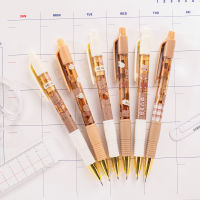 27pcslot Kawaii Cartoon Caramel Mechanical Pencil Set with Lead Cute Pencils Eraser Top School Office Writing Supplies Gift