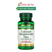 Viên uống Nature s Bounty Calcium Magnesium Zinc with Vitamin D3 hỗ trợ