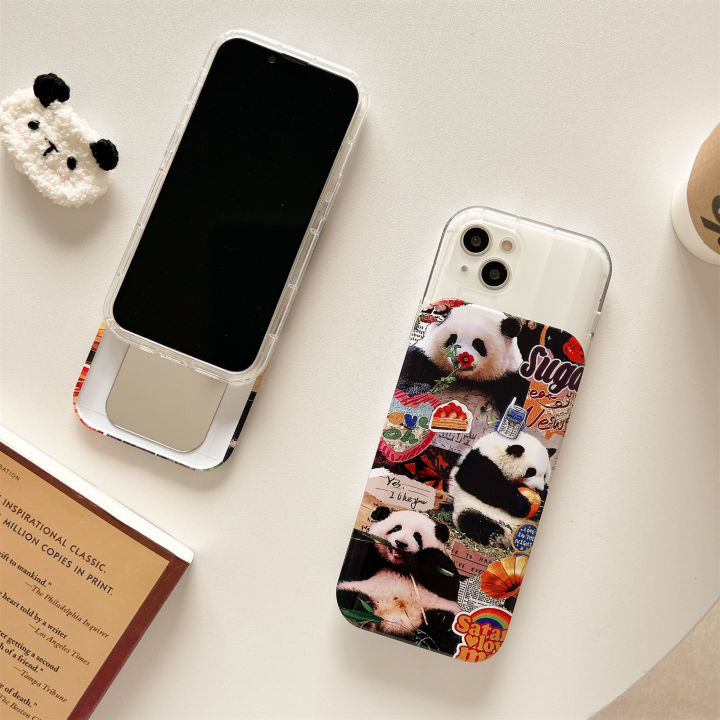 โครงสร้างที่หุ้มรีโมทคอนโทรไร้สายไอโฟนเคสสำหรับ-iphone-14-13-12-11-pro-max-โมเดลน่ารักสีสันสดใสหรูหราสง่างามแนวสตรีทวินเทจวัสดุพลาสติก