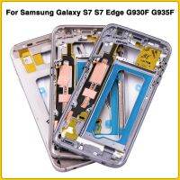 【Worth-Buy】 กรอบโลหะ G935f G930f ขอบ S7 Samsung Galaxy S7โครงตรงกลางแผ่นกลางตัวเรือนตัวเรือนพร้อมชิ้นส่วนขนาดเล็กทั้งหมด