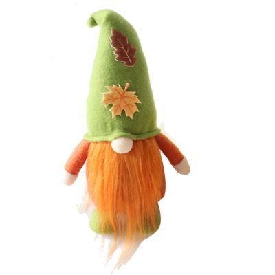 Fall Gnome Pumpkin Sunflower Swedish Nisse Tomte Elf Dwarf Plush Ornaments for Christmas Autumn Thanksgiving Decor