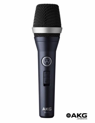 AKG  D5 CS Professional Dynamic Microphone ไมค์ไดนามิก รับเสียงแบบ Cardioid ย่านความถี่ 20Hz – 17kHz มีสวิทช์เปิด/ปิด + แถมฟรี ตัวจับไมค์ & กระเป๋า