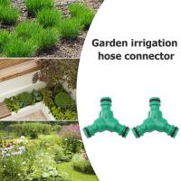 2pcs Quick Coupling Hose Y Connector 3 Way Garden Water Pipe Irrigation Tools Watering Systems  Garden Hoses