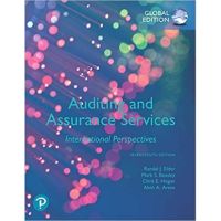 (C221) 9781292311982AUDITING AND ASSURANCE SERVICES: AN INTEGRATED APPROACH (GLOBAL EDITION) ผู้แต่ง : ALVIN A. ARENS et