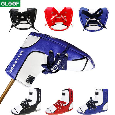 1Pcs Golf Club Blade Putter Covers Magnet Closed Shoe Styles PU Leather Headcover Club Protector