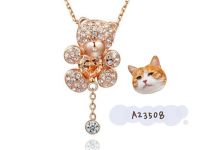 A235.Fashion queen diamond crystal necklace คริสตัลสร้อยคอแฟชั่น