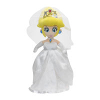 34CM White Princess Peach Plush Toys Cartoon Anime Dolls Action Figure Soft Plush Doll Toy Model For Children Gifts
