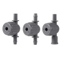 10Pcs Flow-adjustable Valves Mini Waterstop Connector 1/4" Pipe Shut Off 6mm Water Controlling Switch Garden Irrigation Fitting Valves