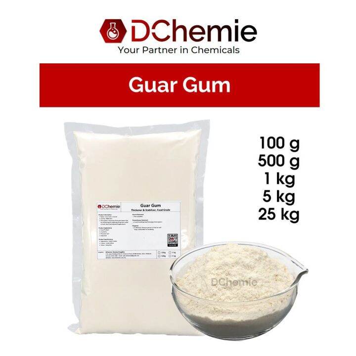 Guar Gum / Guaran, Thickener / Emulsifier / Stabilizer Lazada