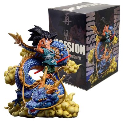 ZZOOI 15cm Dragon Ball Action Figure Gk Bye Goku Pvc Model Doll Ornaments Anime Cartoon Collection Home Room Decor Toys Children Gift