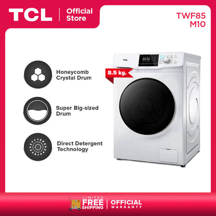 TCL 8.5KG Front Load Fully Automatic Inverter Washing Machine With ...