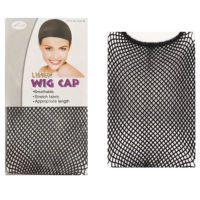 LOMG Hairnets Stretch Mesh Weaving Wig Hair Net Making Caps Open End Weaving Wig Cap Black