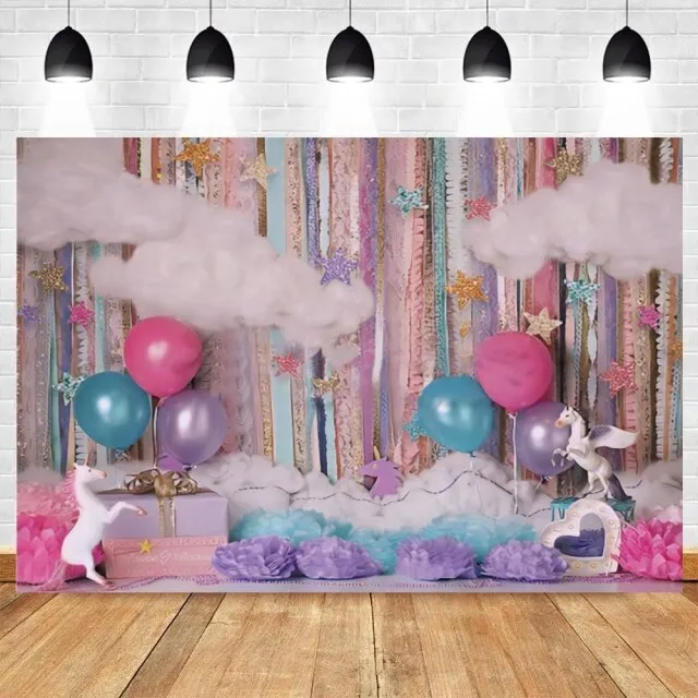 1 1St Birthday Backdrop Cake Smash Girl Boy Pink Blue Balloon Tent Flower Newborn  Baby Room Interior Photography Background Props | Lazada PH