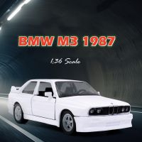 ชุดตกแต่งของขวัญ,M3 BMW สังกะสี1987โมเดลรถอัลลอยพร้อมดึงกลับของเล่นดายคาสต์ตกแต่งคอลเลกชันของขวัญ