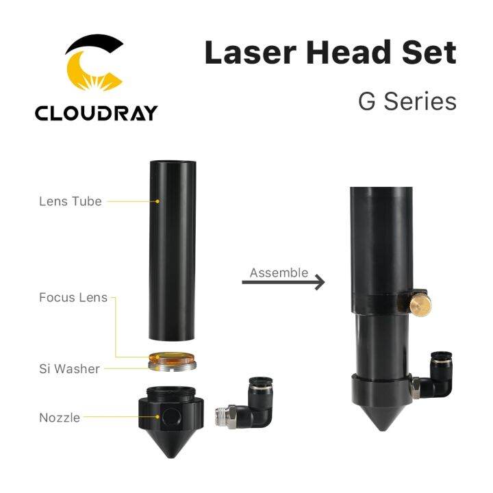 cloudray-co2-laser-head-set-mirror-diameter-30mm-and-lens-diameter-25mm-focal-length-63-5-amp-101-6mm-for-high-power-co2-laser-head