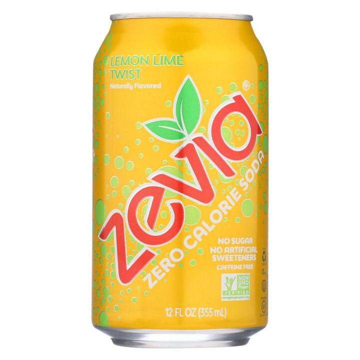 Zevia Lemon Lime Twist Soda 355ml Lazada PH