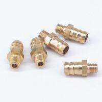 LOT 5 Hose Barb I/D 6mm x M5 Metric Male Thread Brass coupler Splicer Connector fitting for Fuel Gas Water