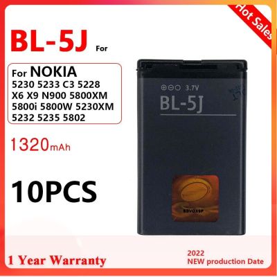 BL-5J BL5J BL 5J โทรศัพท์ชาร์จสำหรับ Nokia 5230 5233 5800 3020 XpressMusic N900 C3 Lumia 520 525 530 5900 1320MAh