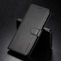 RHI2J Leather Wallet Case for Xiaomi Poco F3 X3 X4 X5 M4 M3 12T 11T Pro NFC Flip Cover Redmi Note 12 11 11S 10S 9s 9 8 7 9T 9A 8T 8A