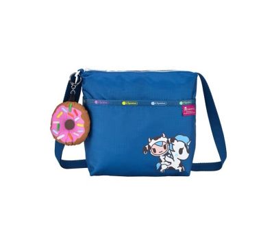 LeSportsac Luxbao Tokidoki Joint 2022ใหม่ Messenger กระเป๋าไหล่กระเป๋ากวดวิชากระเป๋านักเรียน7562