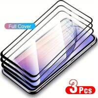 ✌◇¤ 3Pcs Full Screen Cover Tempered Glass For Samsung Galaxy A54 A74 A52S A53 A14 A24 A34 S20FE S21FE Protective Film