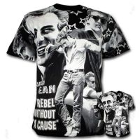 NEW JAMES DEAN ALL Overprint เสื้อวง ROXX ร็อค ไซส์ M L XL 2023