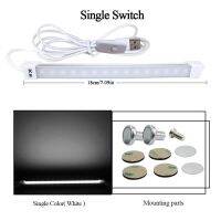 【User-friendly】 USB ขับเคลื่อน LED โคมไฟตั้งโต๊ะกลางคืนแม่เหล็ก5โวลต์บาร์แถบแข็งโคมไฟติดผนัง L Ampada สำหรับตู้เสื้อผ้าลิ้นชักครัว