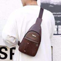 B113 READY STOCK Chest Bag Men Backpack Canvas Causal Travel Shoulder Messenger Bag