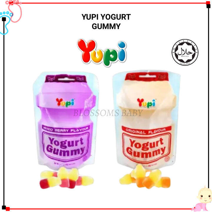 Yupi Yogurt Gummy [Original / Mixed Berry] Lazada