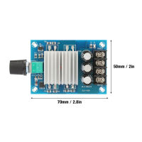 DC12V-24V DC มอเตอร์ควบคุมความเร็วตัวแปรแปรงมอเตอร์สวิตช์ควบคุมความเร็วโมดูล (30A)