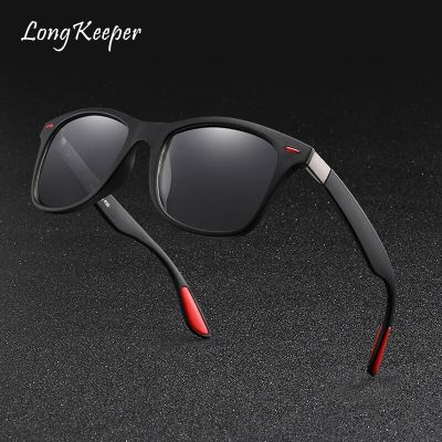 Longkeeper Square Photochromic Sunglases Men Polarized Lens Retro Women Glasses Oval Drivers Sunglasses Anti-glare UV400 Gafas