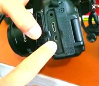 ยาง Canon 60D ปิดช่อง HDMI + MIC ยางอะไหล่กล้อง ตรงรุ่น