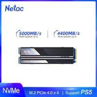 ฮาร์ดไดรฟ์ SSD Ssd M2 Netac 4.0 5000MB/S M.2 2280 NVMe 500GB 1T 2T โซลิดสเตทไดรฟ์ภายในสำหรับเดสก์ท็อป PS5 Igdxch