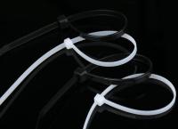 100pcs Nylon Cable Tie 5x250mm White/ Black Color Self-locking Plastic Wire Zip Tie