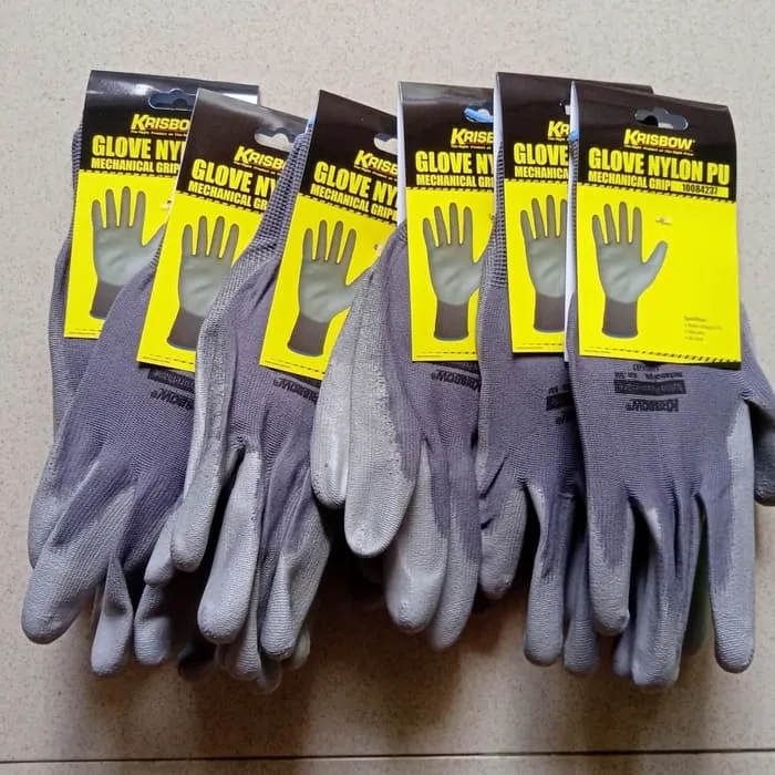 GKC Sarung Tangan Kerja Krisbow Krisbow Nylon Glove Mechanical MP MPJ ...