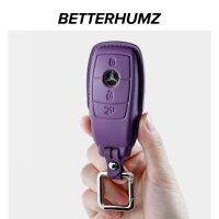 BETTERHUMZ Car Remote Smart Key Cover Case Nappa Cowhide For Mercedes Benz W204 W205 W212 GLA-R-SL Class GLK GL SLK Accessories