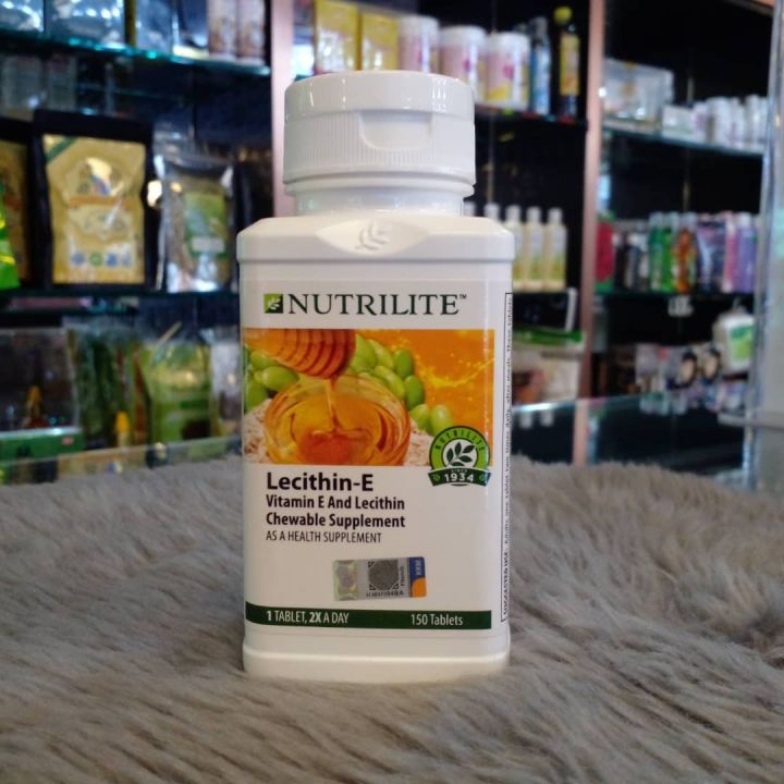 [FREEGIFT] NUTRILITE LECITHIN-VITAMIN E AMWAY 150 tablets | Lazada
