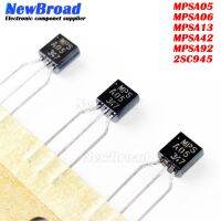 50PCS NEW MPSA05 MPSA06 MPSA13 MPSA42 MPSA92 2SC945 PNP Amplification Triode In-line TO-92 Field Eeffect WATTY Electronics