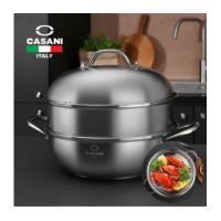 Casani IH Double Dome Wok 28cm