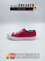 【ติดเทรน】?รองเท้าconverse jack purcell - สีแดงเข้ม?? รองเท้าผู้ชาย-ผู้หญิง ตรงปก100% มีสินค้าพร้อมส่ง