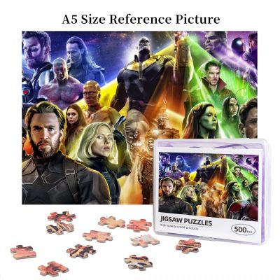 Avengers Infinity War (3) Bucky Barnes Wooden Jigsaw Puzzle 500 Pieces Educational Toy Painting Art Decor Decompression toys 500pcs