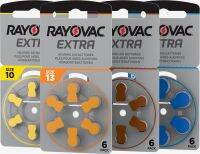 แบตเตอรี่เครื่องช่วยฟัง Rayovac Extra Performance 60 ชิ้น 1.45V 312 312A A312 PR41 แบตเตอรี่สังกะสีสําหรับเครื่องช่วยฟัง BTE CIC RIC OE