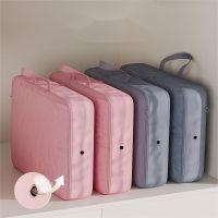 Compression Packing Cube Wardrobe Drawer Puffer Jacket Storage Foldable Luggage Suitcase Organizer Compressed Travel Clothes Bag