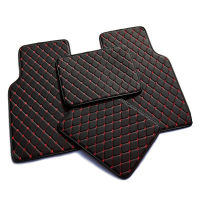 Universal leather car floor mats for Audi Q7 2006 2007-2014 2015 2016 2017 2018 Custom styling car