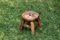 SiamMandalay เก้าอี้นั่งสำหรับเด็ก Kids Stool - Cat