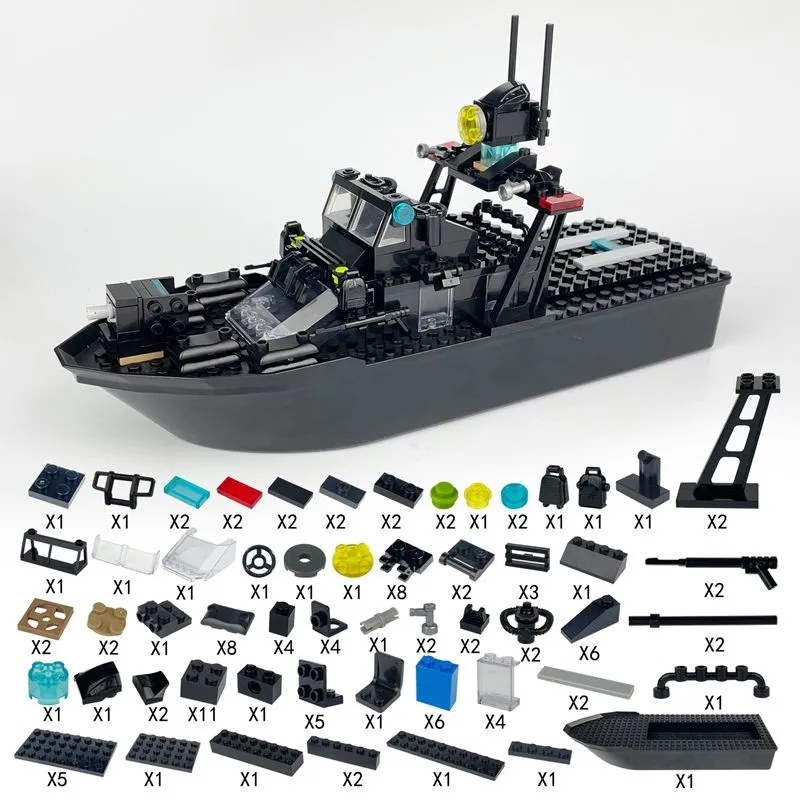 lego navy boat