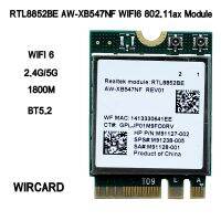 ไวไฟ6 AW-XB547NF RTL8852BE การ์ดเน็ตเวิร์ก1800Mbps BT5.2 Dual Band อะแดปเตอร์ Wi-Fi ไร้สาย802.11Ax 2.4G/5Ghz MU-MIMO สำหรับ Win 10