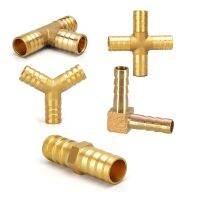 Fittings Connector Copper Pagoda Air Fuel Water Tube Brass Barb Pipe Fitting Barbed Joint Coupler Adapter For 6mm 8 10 12 Valves